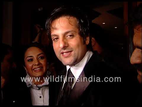 Fardeen Khan with wife Natasha Madhwani at Designer Shahid Amir fashion show
