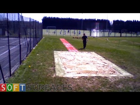 Multisport Long Jump Construction in Chorley, Lancashire | Long Jump Installation