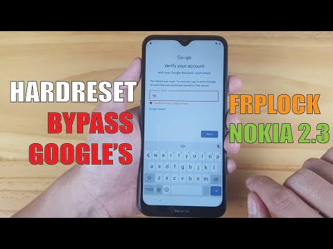 HOW TO BYPASS GOOGLE FRP LOCK & HARDRESET ON NOKIA 2.3