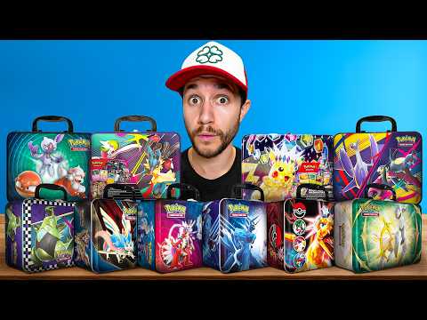 Opening Every Pokemon Lunchbox Tin I Can Find