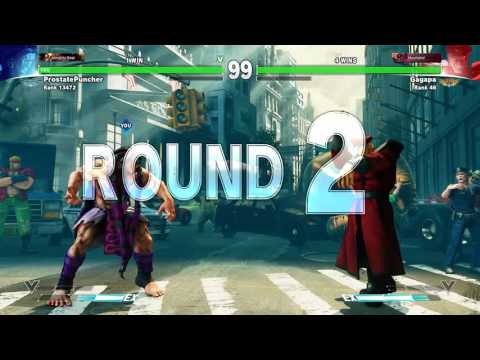 Street Fighter V - ProstatePuncher vs Gagapa