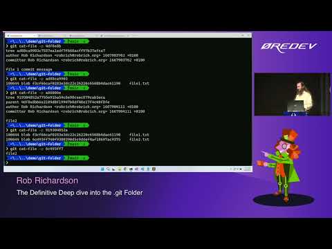 Rob Richardson – The Definitive Deep Dive into the git Folder | Øredev 2022