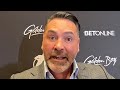 Oscar De La Hoya CONFIDENT HANEY VS GARCIA GETS MADE! Says Rolly CAN GET IT NEXT!