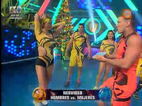 EEG - Krayg Peña le tira tortazo a Sheyla Rojas - 04/12/2015