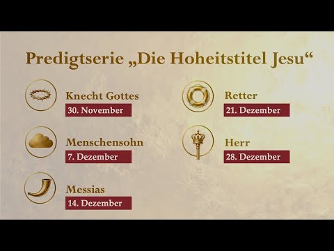 Jesus, der Messias | Klaus-Peter Foßhag | JMS Predigt 14.12.2025 (LIVE)