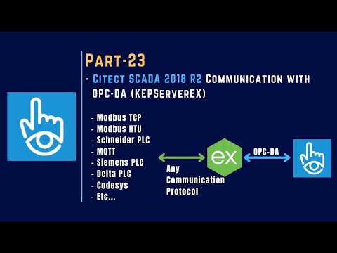 Part-23 | Citect SCADA 2018 R2 Communication with OPC DA | KEPServerEX OPC DA |