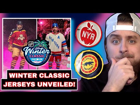 NEW YORK RANGERS AND FLORIDA PANTHERS UNVEIL 2026 WINTER CLASSIC JERSEYS!