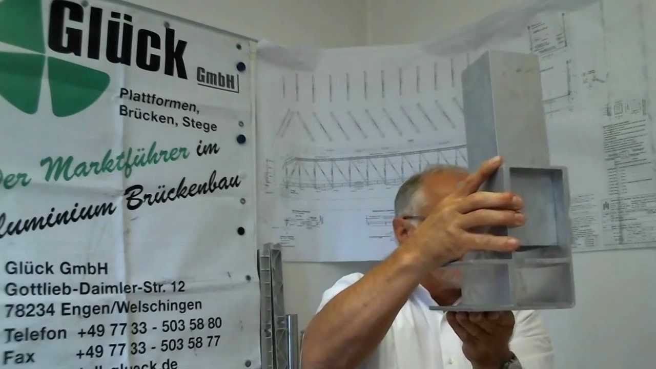 Aluminium Profiltechnologie für Glück Aluminiumbrücken @glueckaluminiumbruecken