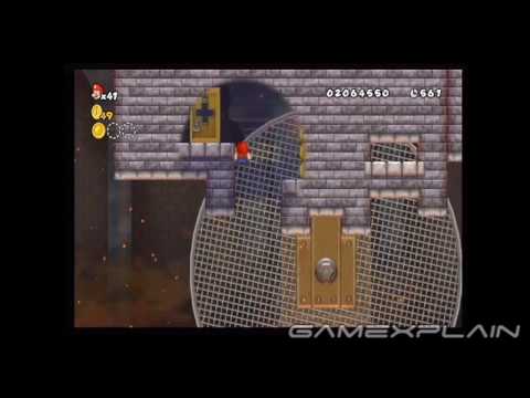New Super Mario Bros. Wii Level 5 Castle 2 Star Coins
