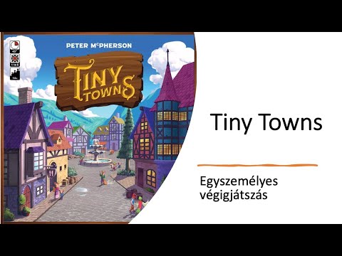 Tiny Towns - Egyszemélyes végigjátszás - Robert SoloPlay