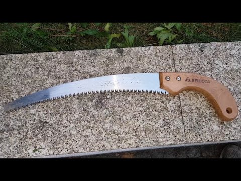 Curved pruning saw Bellota: how to use