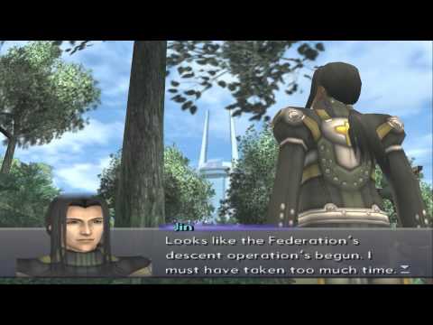 Xenosaga III HD Cutscene 181 - Federation Soldier Escapes (Miltia Forest) - JAPANESE - REGULAR MODE