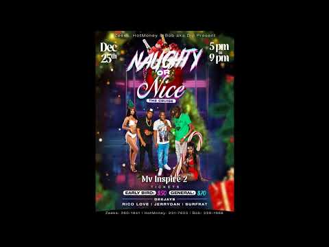 DJ RICO LOVE - NAUGHTY OR NICE THE CRUISE PROMO (DEC 25TH 2025)