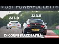 BMW Z4 coupe v BMW Z4 coupe Track Battle Donington Park 2022