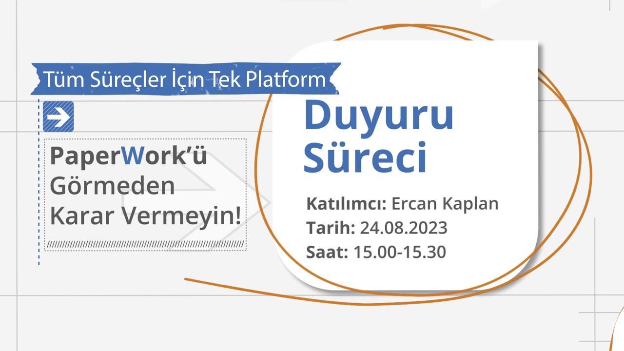 Duyuru Süreci Webinarı