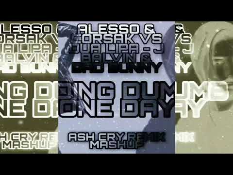 Dua Lipa ft J Balvin & Bad Bunny vs. Alesso & CORSAK - GOING DUMB ONE DAY (Ash Cry Mashup Remix)