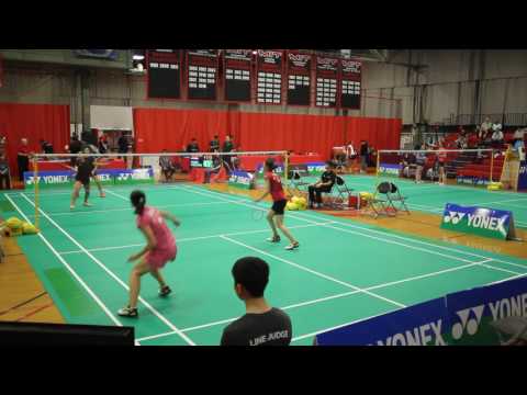 2017 Yonex Boston Open Badminton - Beiwen Jingyu x JamieHsu JamieShubandhi Part2