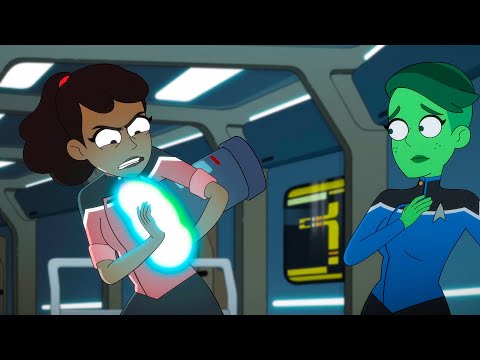 Beckett vs Energy Creature - Star Trek: Lower Decks 1x02