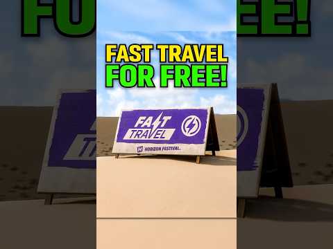 Fast Travel Anywhere FOR FREE in Forza Horizon 5! (New Players)