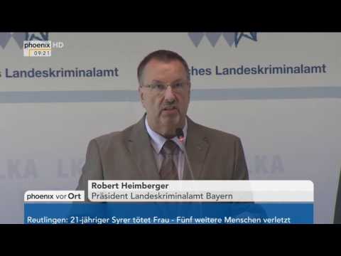 Amoklauf in München: Pressekonferenz des Landeskriminalamts Bayern vom 24.07.2016