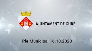 Ple Municipal 16.10.2023