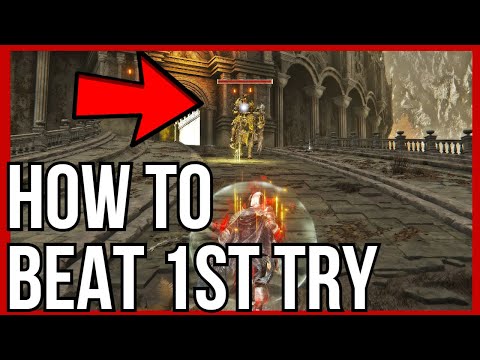 How to BEAT MALFORMED DRAGON KNIGHT ON BRIDGE 1ST TRY! (Crumbling Farum Azula Location)