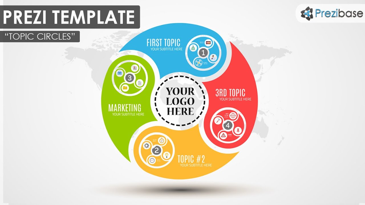 Topic Circles - Prezi Template