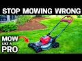 How To Mow A Lawn CORRECTLY