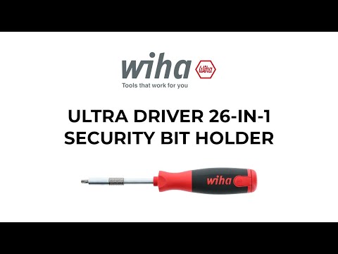 Wiha Tools Ultra Driver 26-in-1 Security Bit Holder