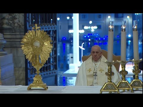 Extraordinary moment of prayer with Pope Francis, for the end of coronavirus 27 March 2020 HD