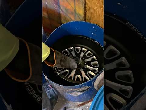 How to Strip Powder Coat from #wheels r