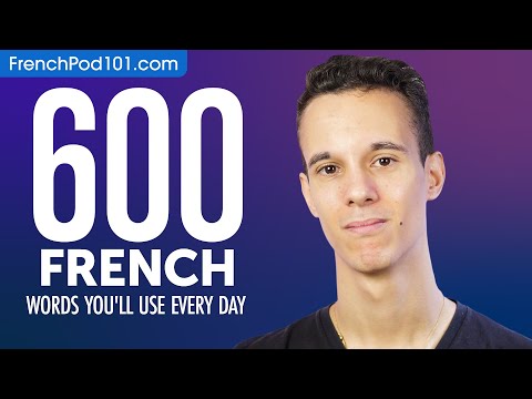600 French Words You'll Use Every Day - Basic Vocabulary #100