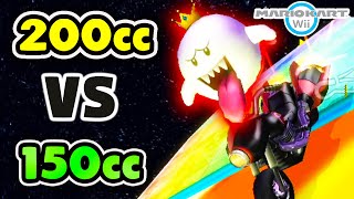 Can A 200cc Phantom Beat 150cc Flame Runners in Mario Kart Wii?