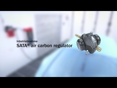SATA air vision 5000 System – Inbetriebnahme: SATA air carbon regulator (DE)