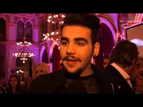 Interview Il Volo at the Eurovision 2015 opening reception - Italy