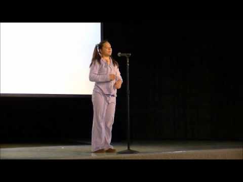 Alexandra Burk performs "Sick" by Shel Silverstein at the 2013 Salem Jr. High Poetry Slam