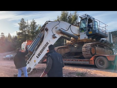 Transporting The Huge Liebherr 984 Excavator (700 km Trip) - Sotiriadis/Labrianidis Mining