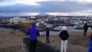 preview picture of video 'Panorama from Súgandisey'