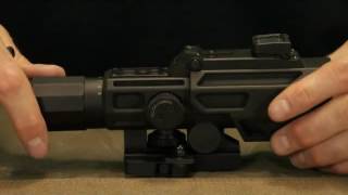Video: NcSTAR ADO 3-9x42 med Flip-Up Reflexsikte P4 Sniper Svart