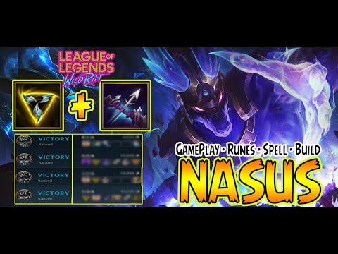 NASUS WILD RIFT BEST GUIDE BUILD DAMAGE | TOP GLOBAL BUILD META | League Of Legends