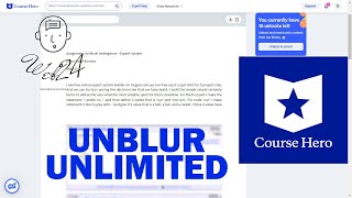 How to Unblur Course Hero Answer for Free Unlimited | Web24|
