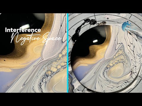 368. Sheleeart Fluid Artist - Interference Negative Space