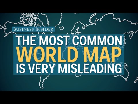 The most popular map of the world is totally misleading