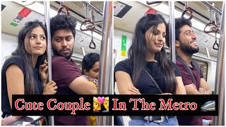 A Cute Boy and Girl In The Metro 😉❤️  Aisa 