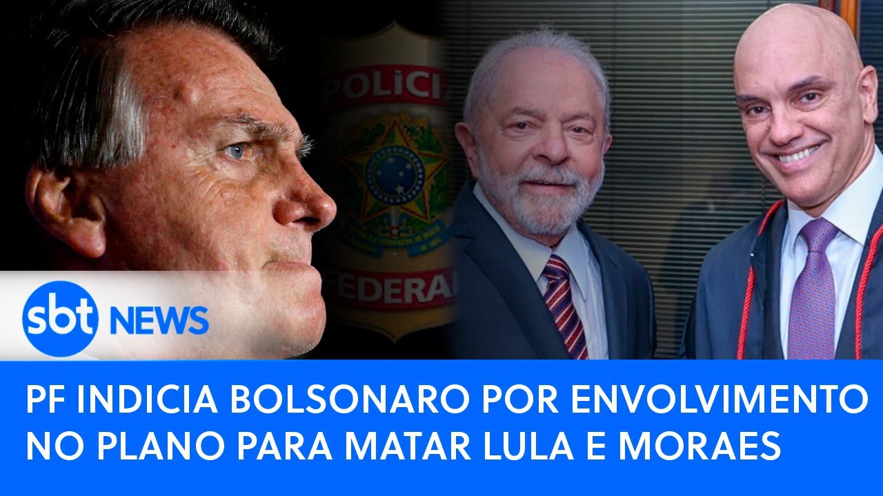 🔴PODER EXPRESSO | PF indicia Bolsonaro por envolvimento no plano para matar Lula e Moraes