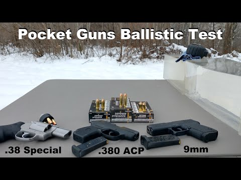Fiocchi Defense Dynamics in Pocket Guns - 9mm VS .38 Special VS .380 ACP