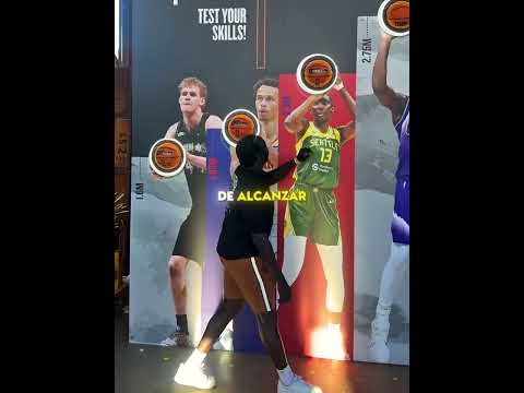 La pared mostró la altura real 🏀