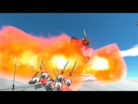 Titan Kozarog The Demon vs Army from ALL UNITS on High Ground Animal Revolt Battle Simulator