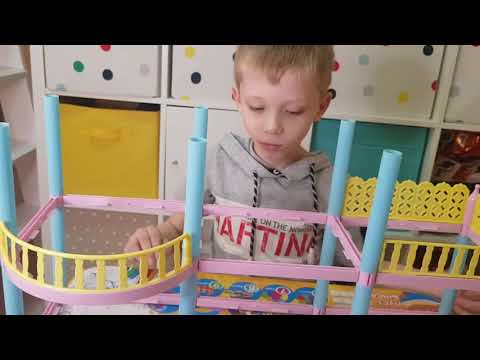 Кукольный домик с мебелью из Fix Price сюрприз для сестры