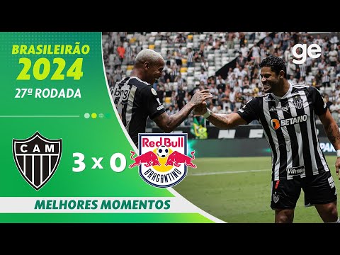 Gols e lances de Atlético Mineiro x Red Bull Bragantino